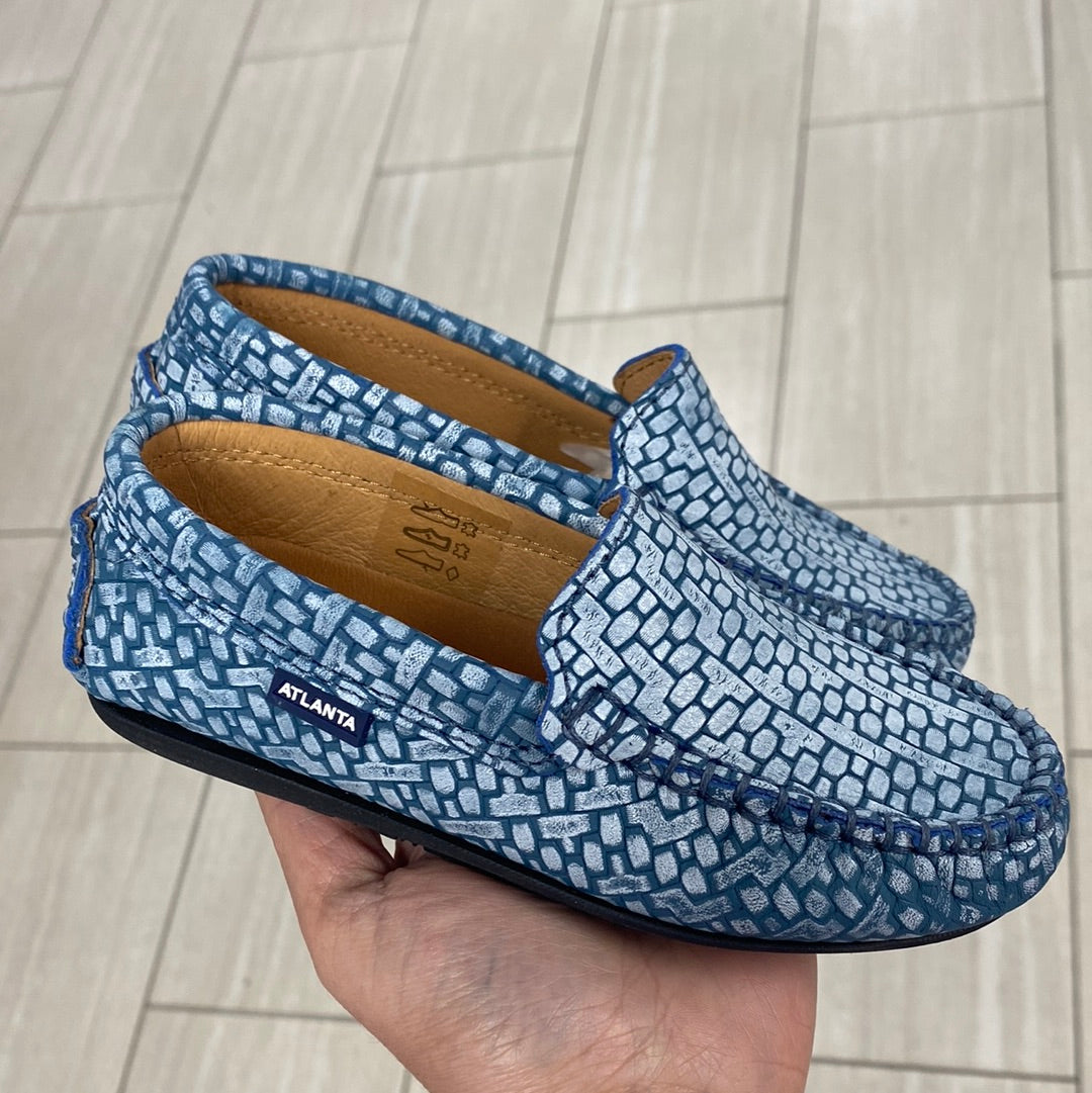 Atlanta Mocassin Jean Stamped Loafer-Tassel Children Shoes