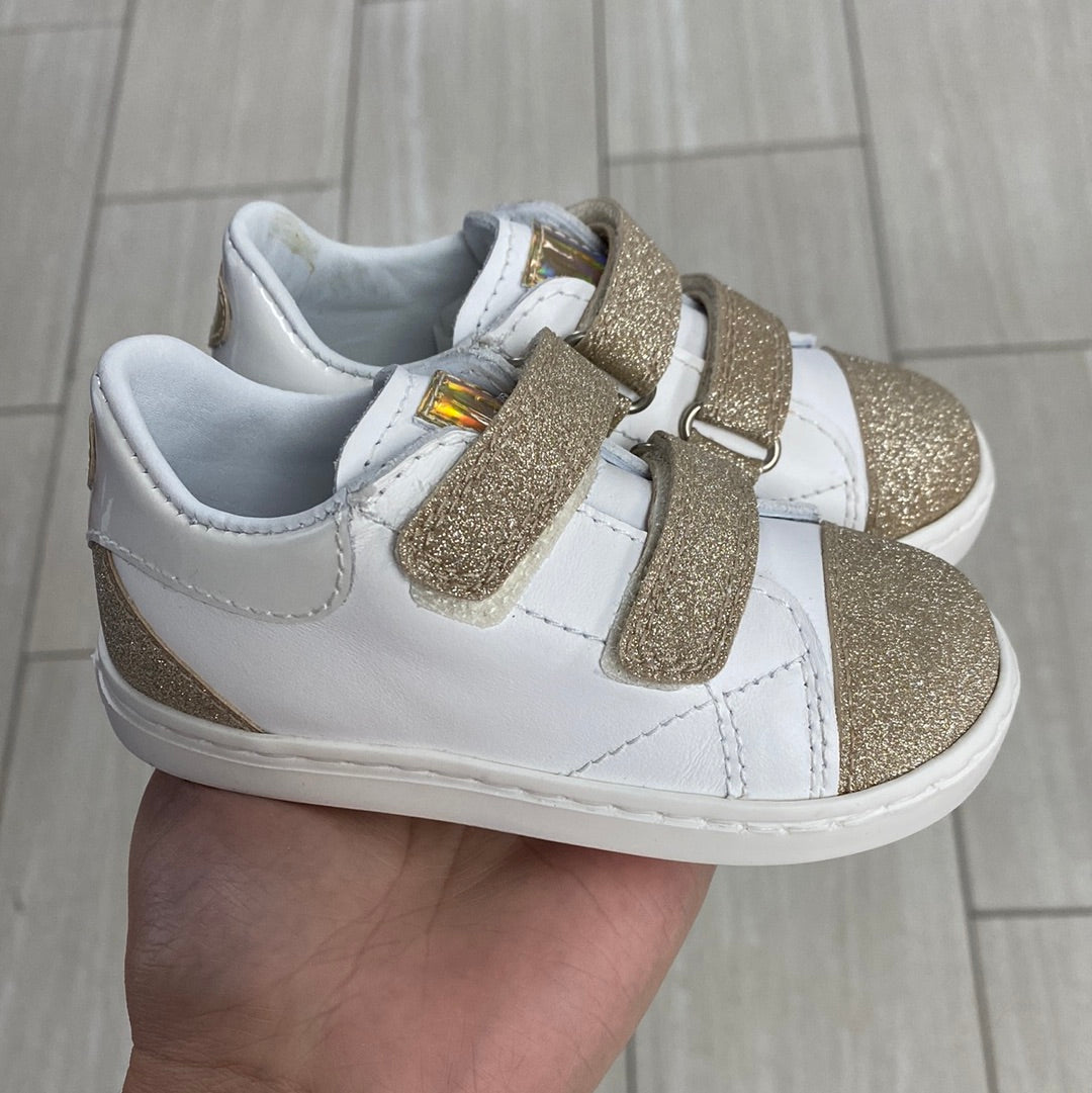 Beberlis Gold Glitter Baby Sneaker-Tassel Children Shoes