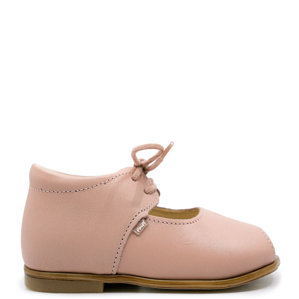 Emel Nude Pink Heart Open Toe Baby Shoe-Tassel Children Shoes