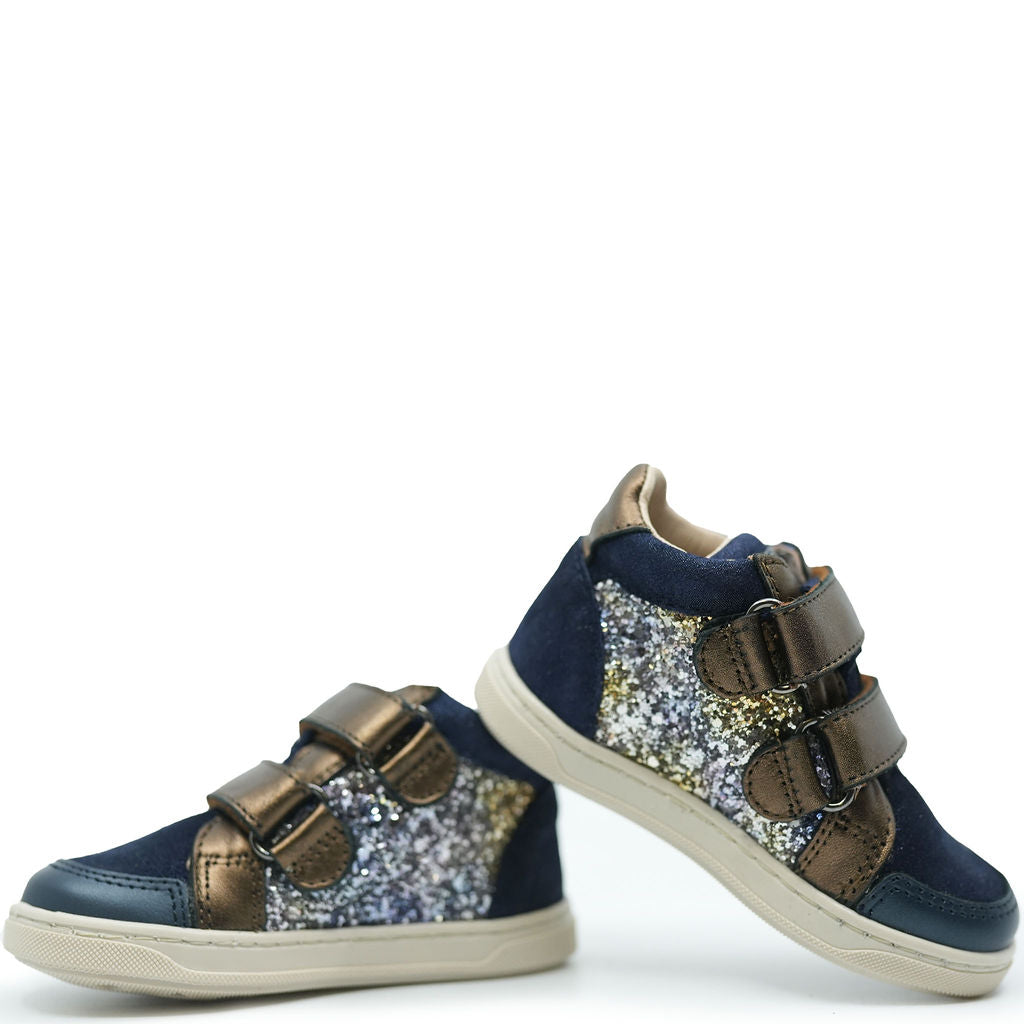 Acebos Marino Glitter Baby Sneaker-Tassel Children Shoes