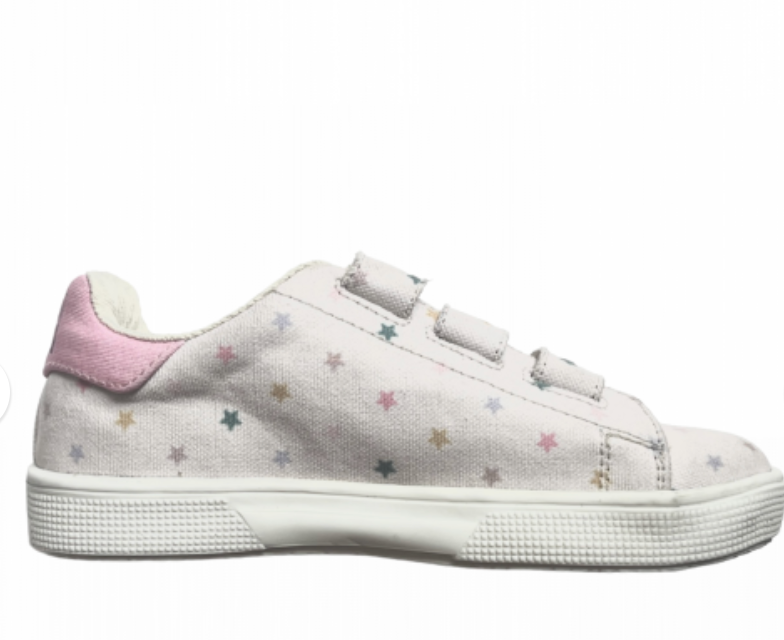 Bonton Multi Star Velcro Sneaker-Tassel Children Shoes