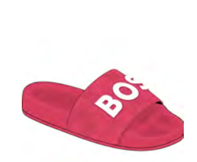 Hugo Boss Raspberry Slide-Tassel Children Shoes