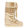 Moon Boot Gold Patent Nylon-Tassel Children Shoes