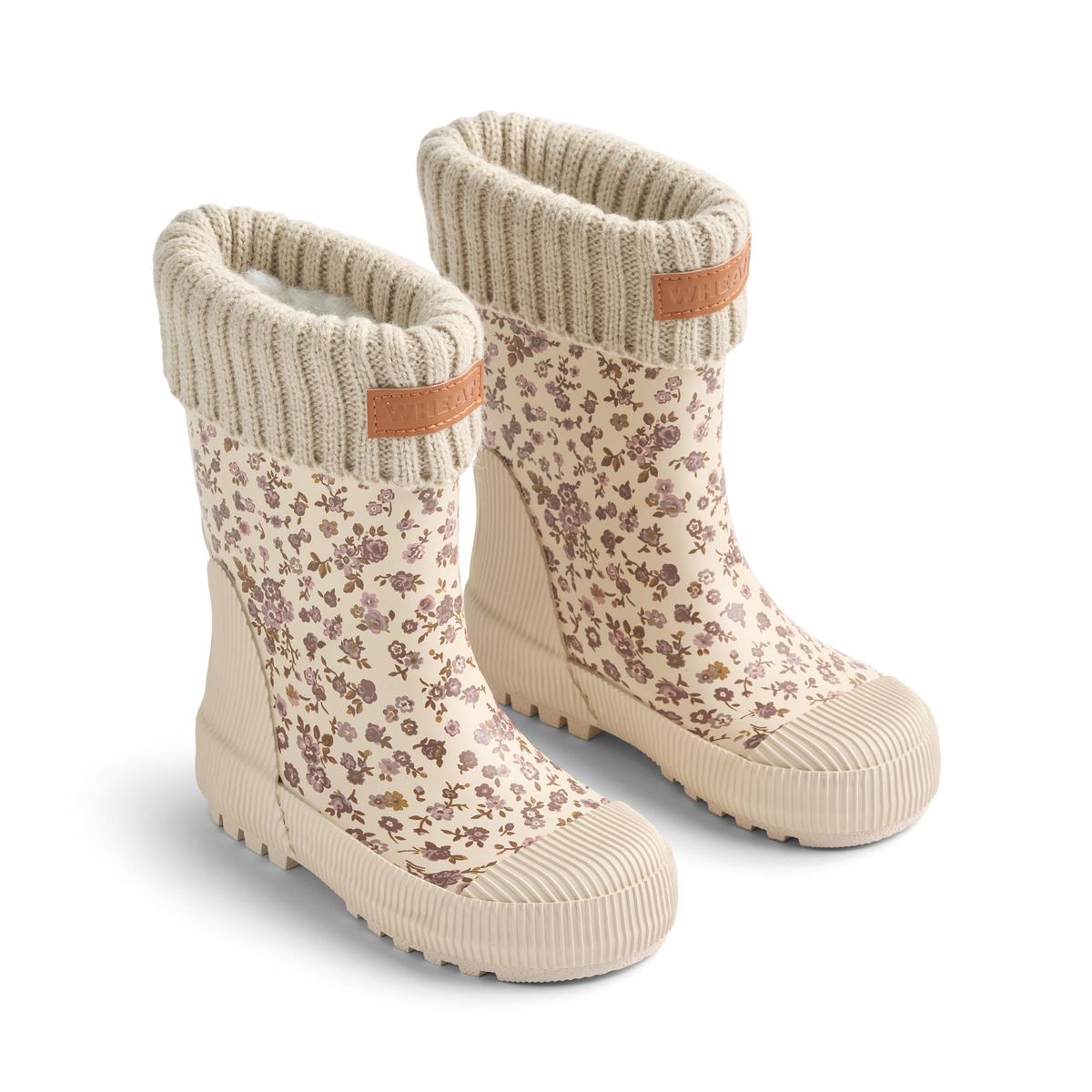 Wheat Rose Flower Rainboot-Tassel Children Shoes