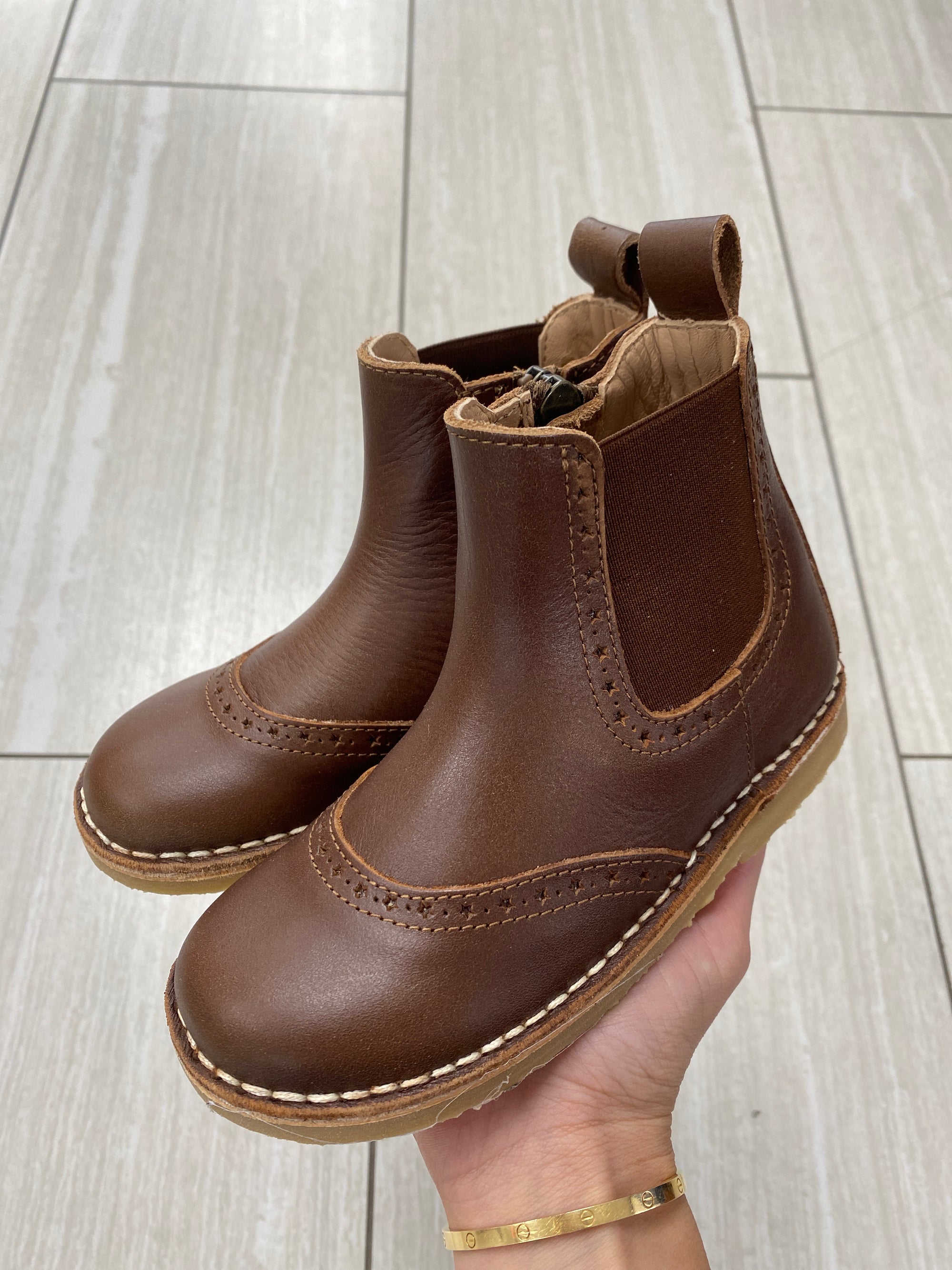 Petit Nord Luggage Star Perf Bootie-Tassel Children Shoes
