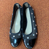 Spain+Co Black Mesh Embellished Flat-Tassel Children Shoes