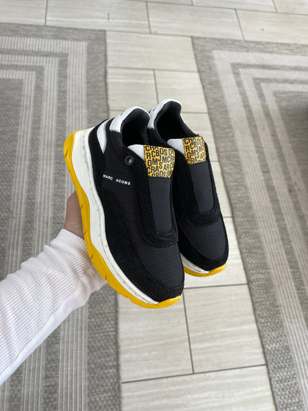 Marc Jacobs Black and Yellow Sneaker - Tassel Children Shoes display picture 3