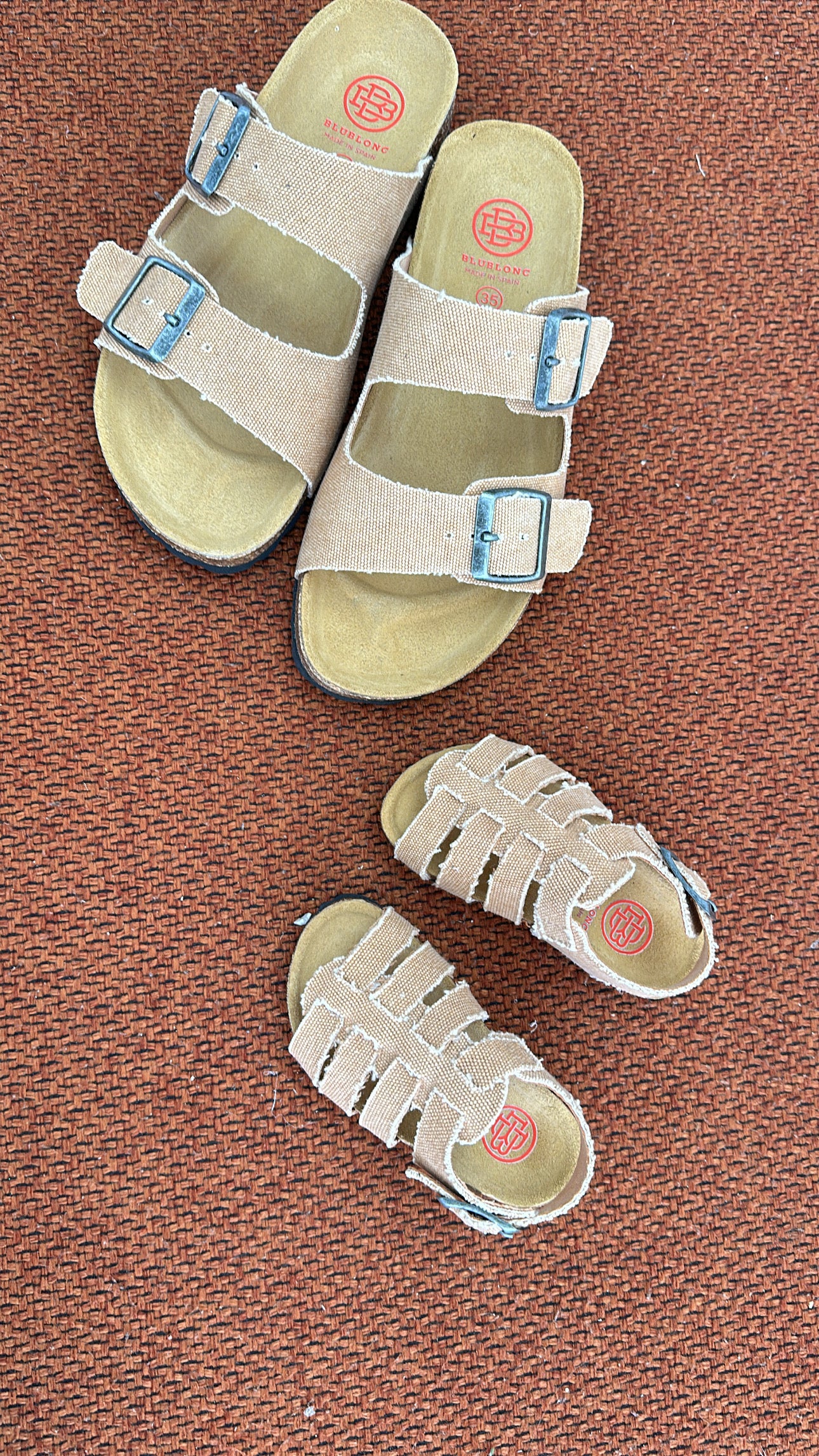 Blublonc Canvas Strap Sandal-Tassel Children Shoes