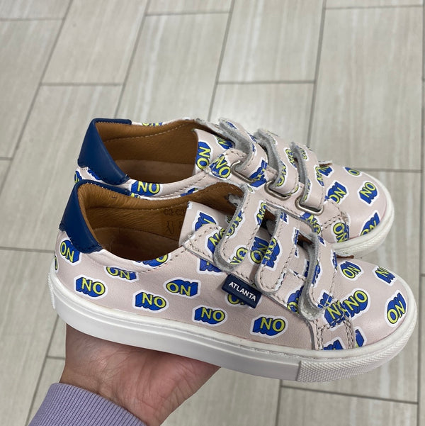 Atlanta Mocassin Sand Printed Velcro Sneaker - Tassel Children Shoes