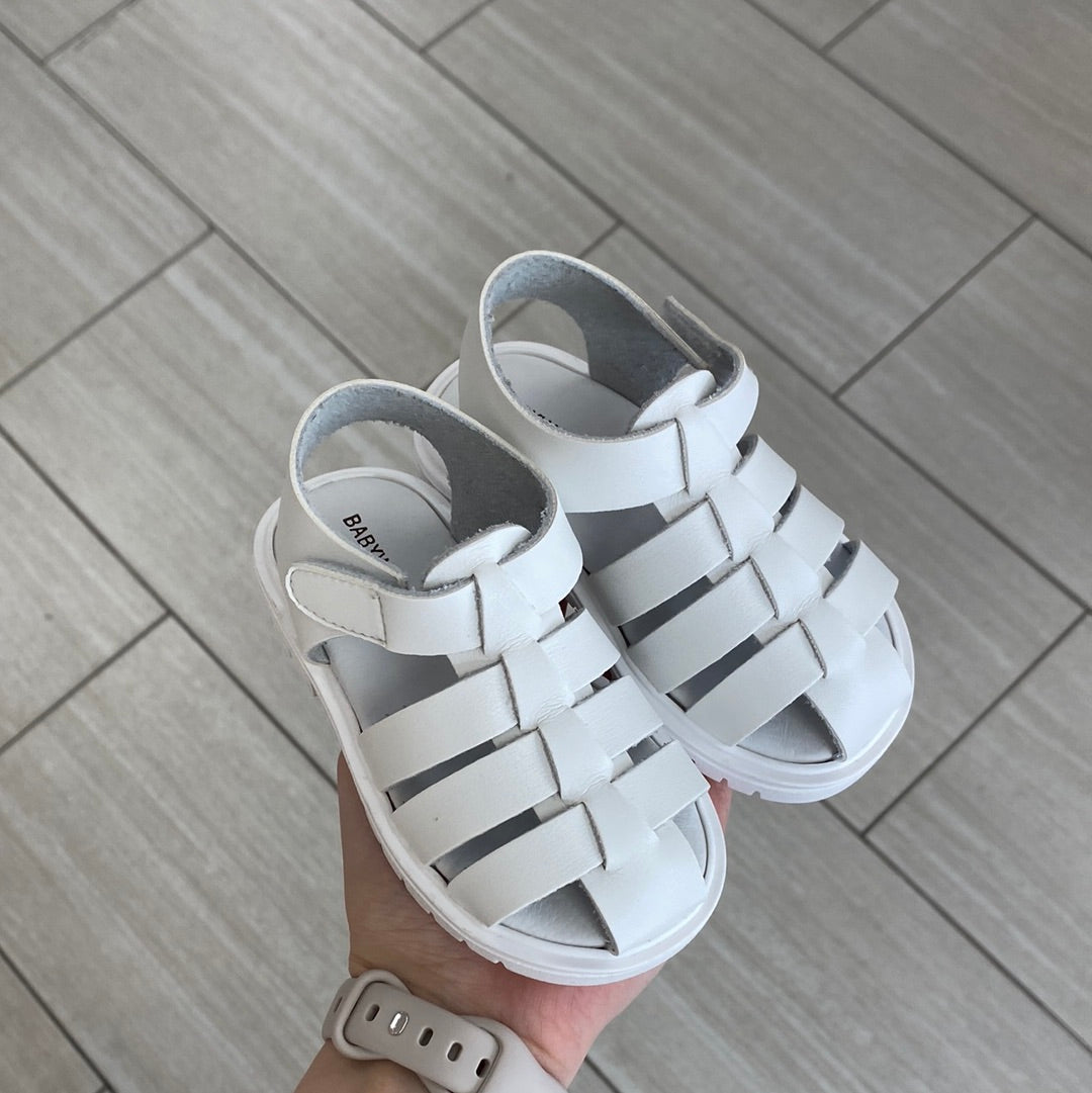 Babywalker White Gladiator Baby Sandal-Tassel Children Shoes