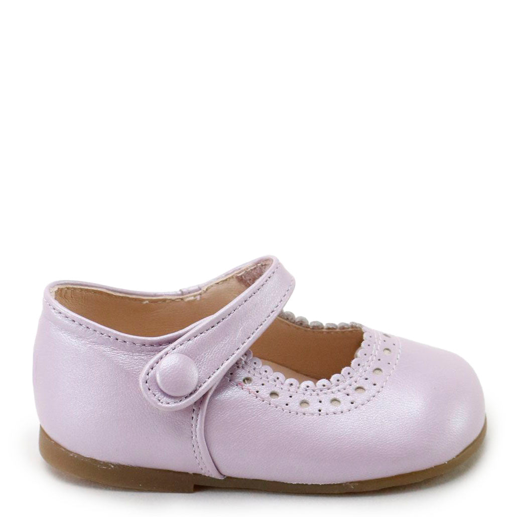 Papanatas Violet Scalloped Baby Shoe-Tassel Children Shoes