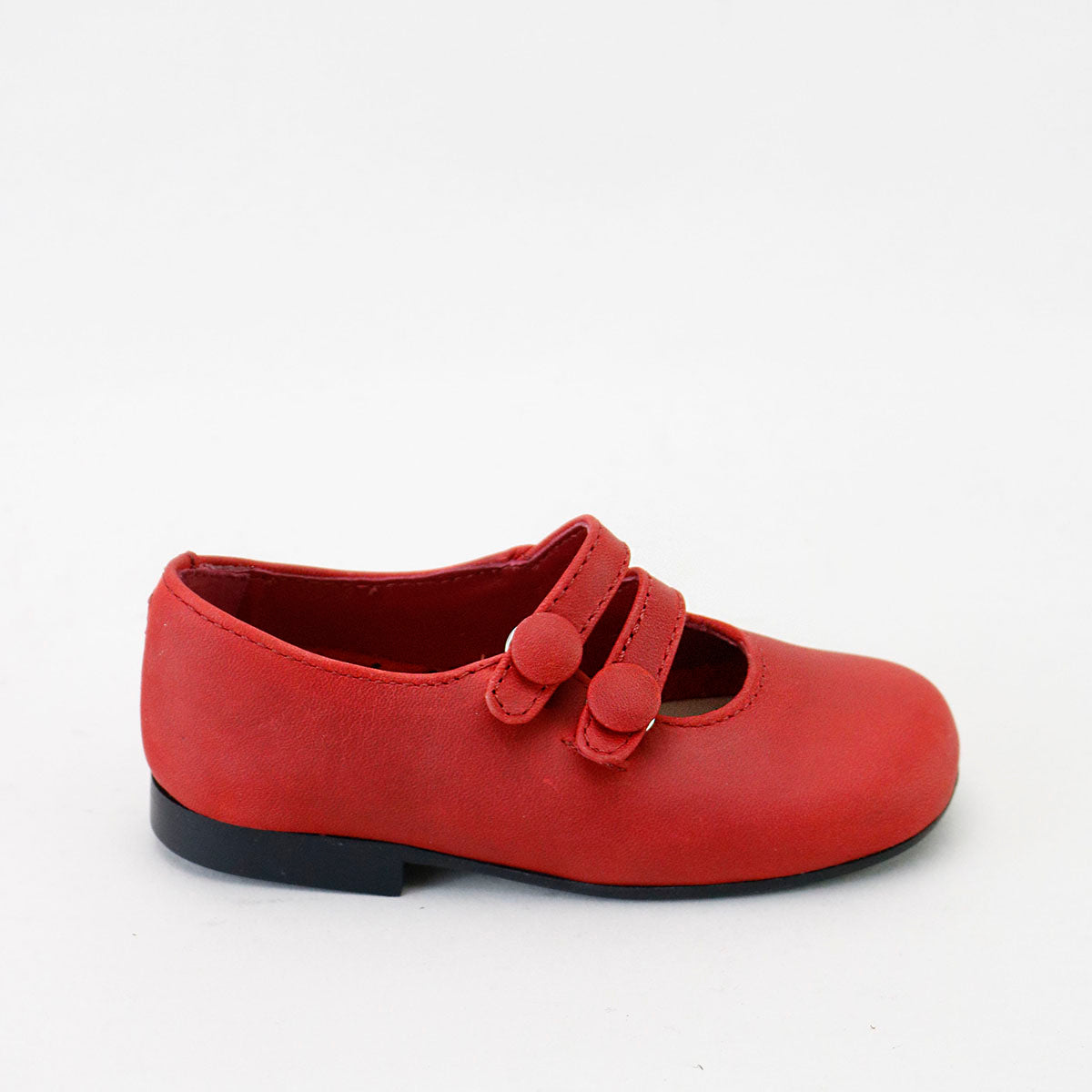 Papanatas Red Double Strap Mary Jane