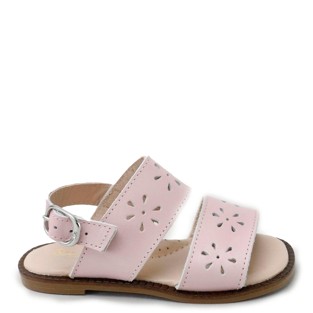 Papanatas Pink Cutout Sandal-Tassel Children Shoes