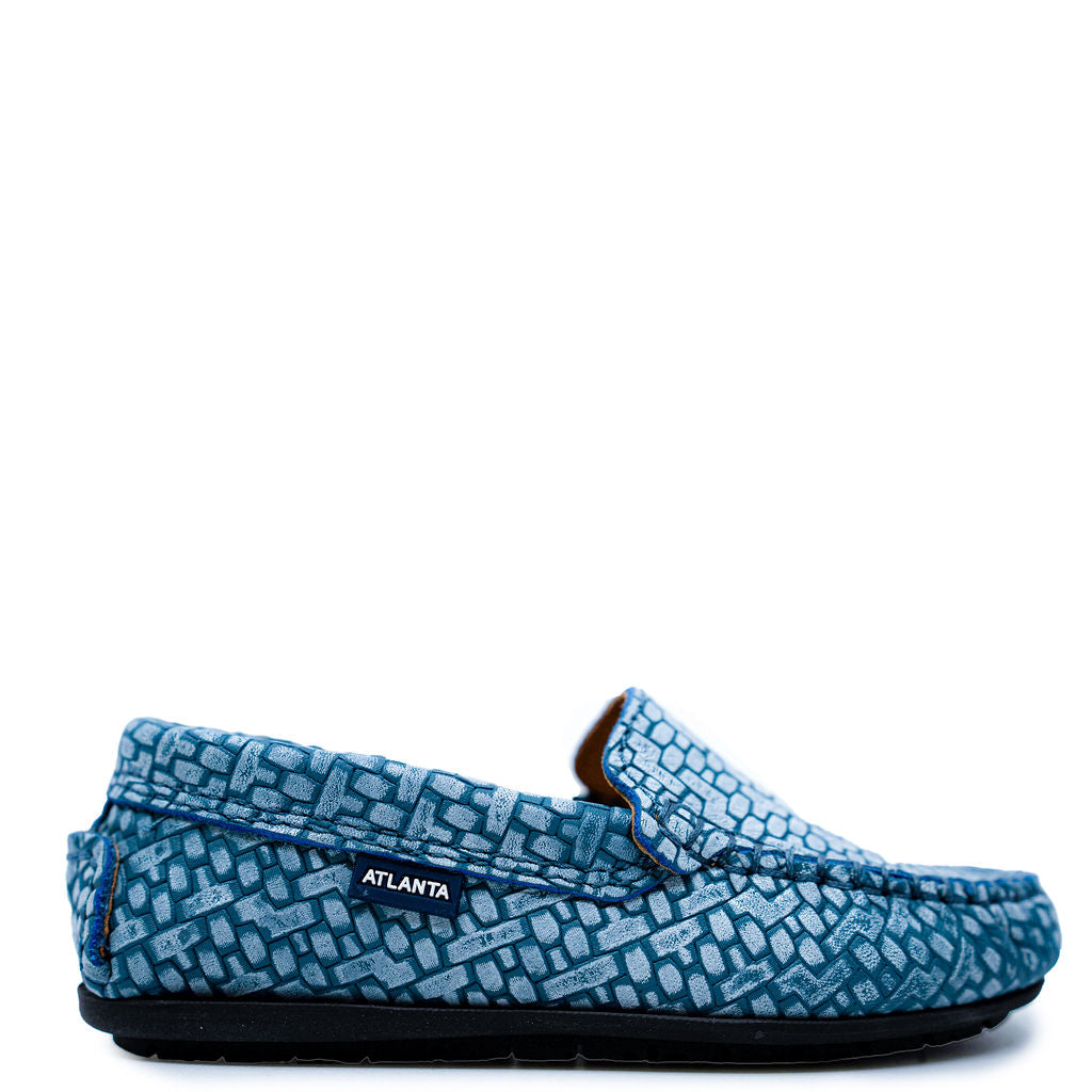 Atlanta Mocassin Jean Stamped Loafer-Tassel Children Shoes