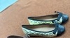 Papanatas Black and Gold Studded Captoe Flat-Tassel Children Shoes