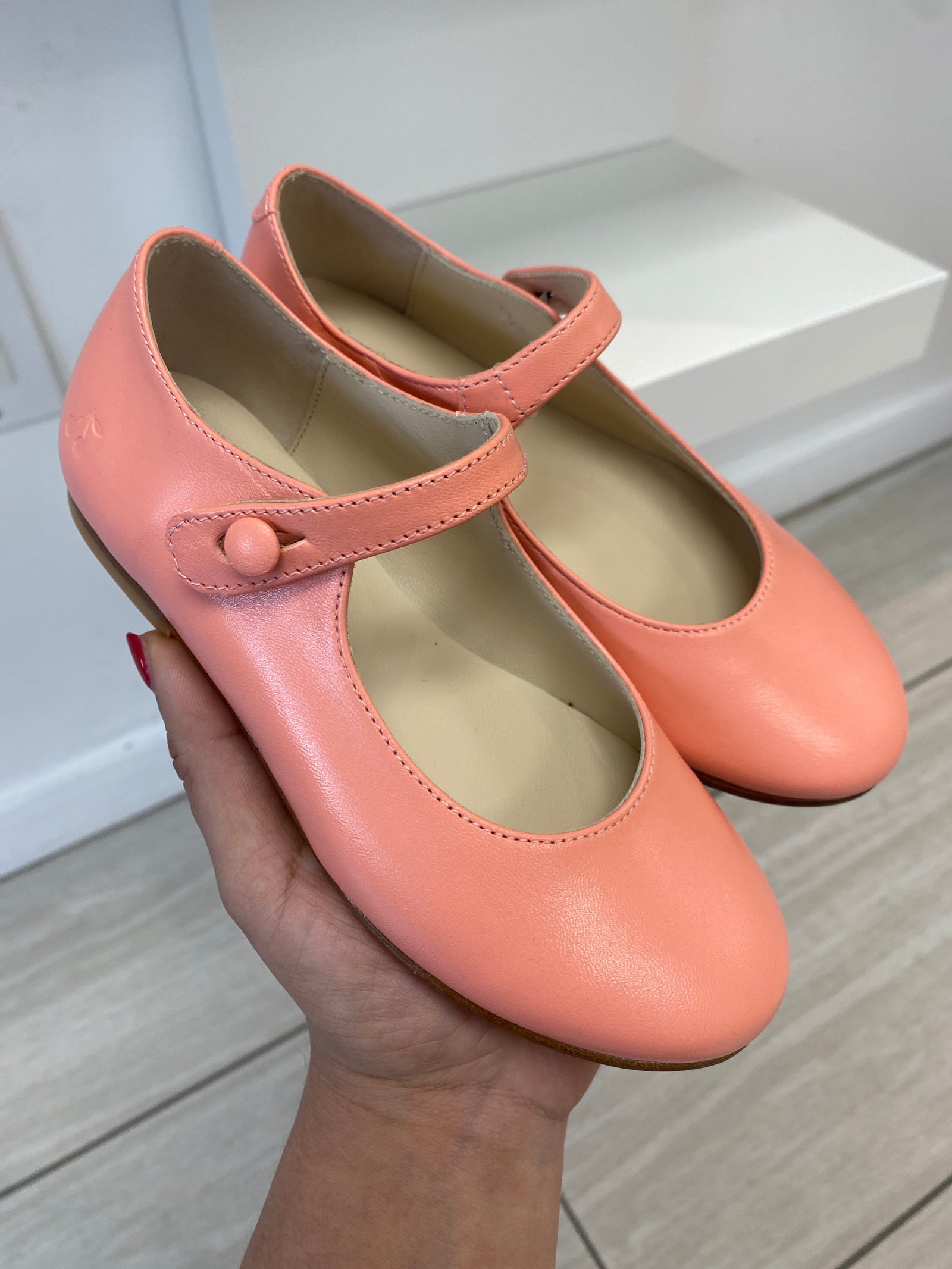 Bonpoint Corail Ella Mary Jane-Tassel Children Shoes