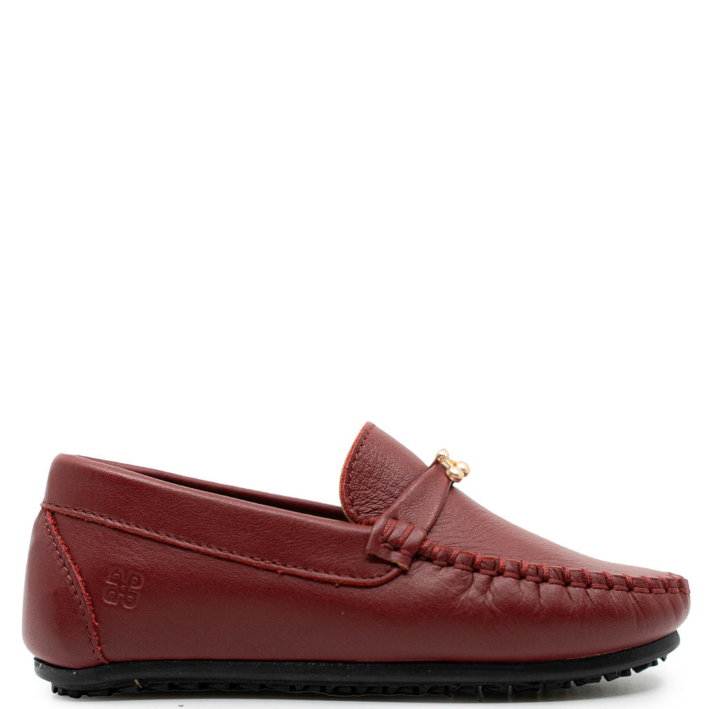 Porte Red Cherry Loafer-Tassel Children Shoes