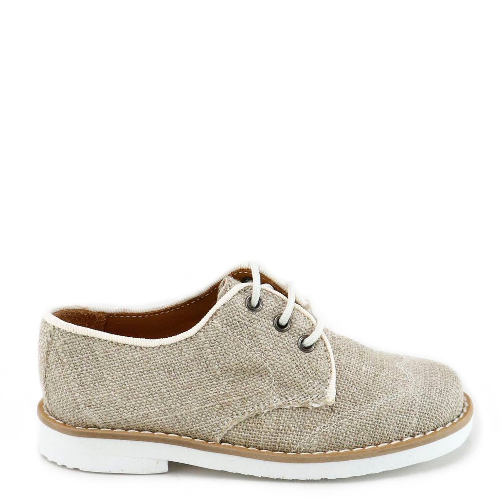Papanatas Linen Wingtip Lace Shoe 33
