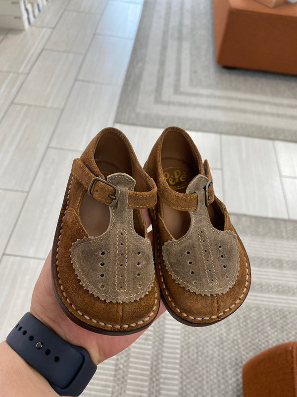 Pepe Dark Brown Vintage Shoe - Tassel Children Shoes