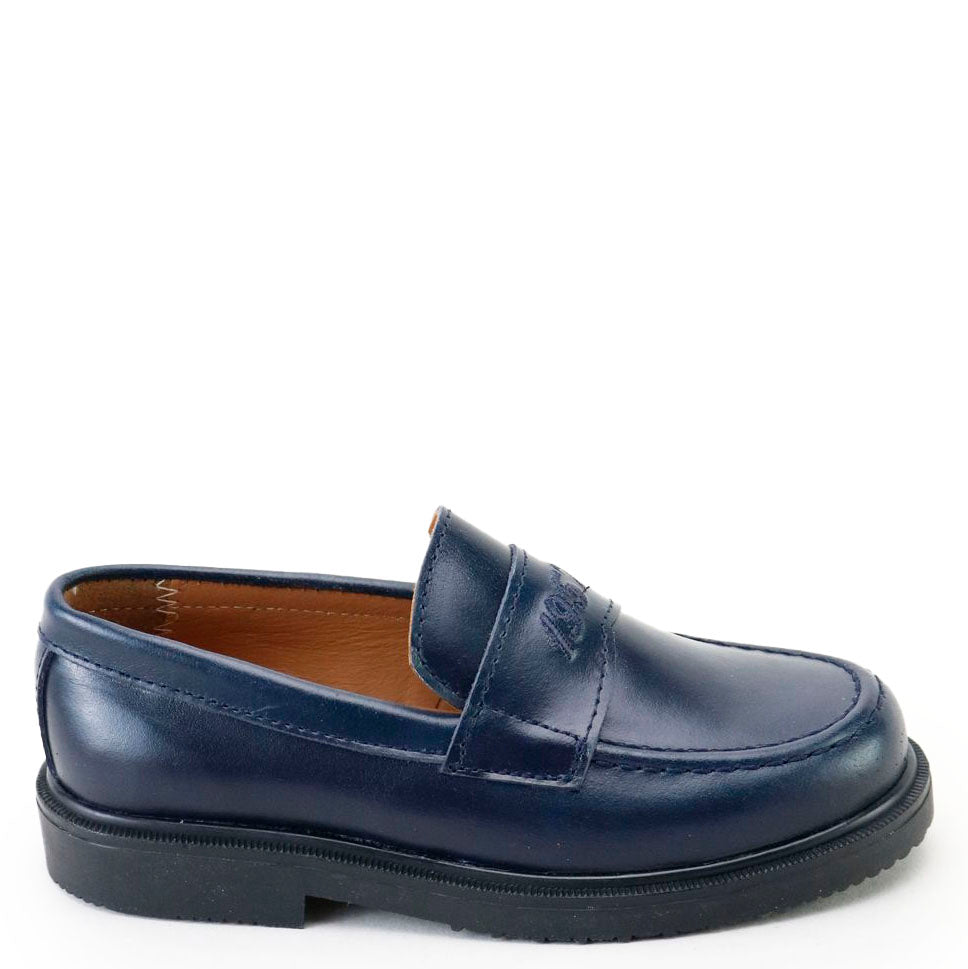 Papanatas Marine Leather 1957 Penny Loafer-Tassel Children Shoes