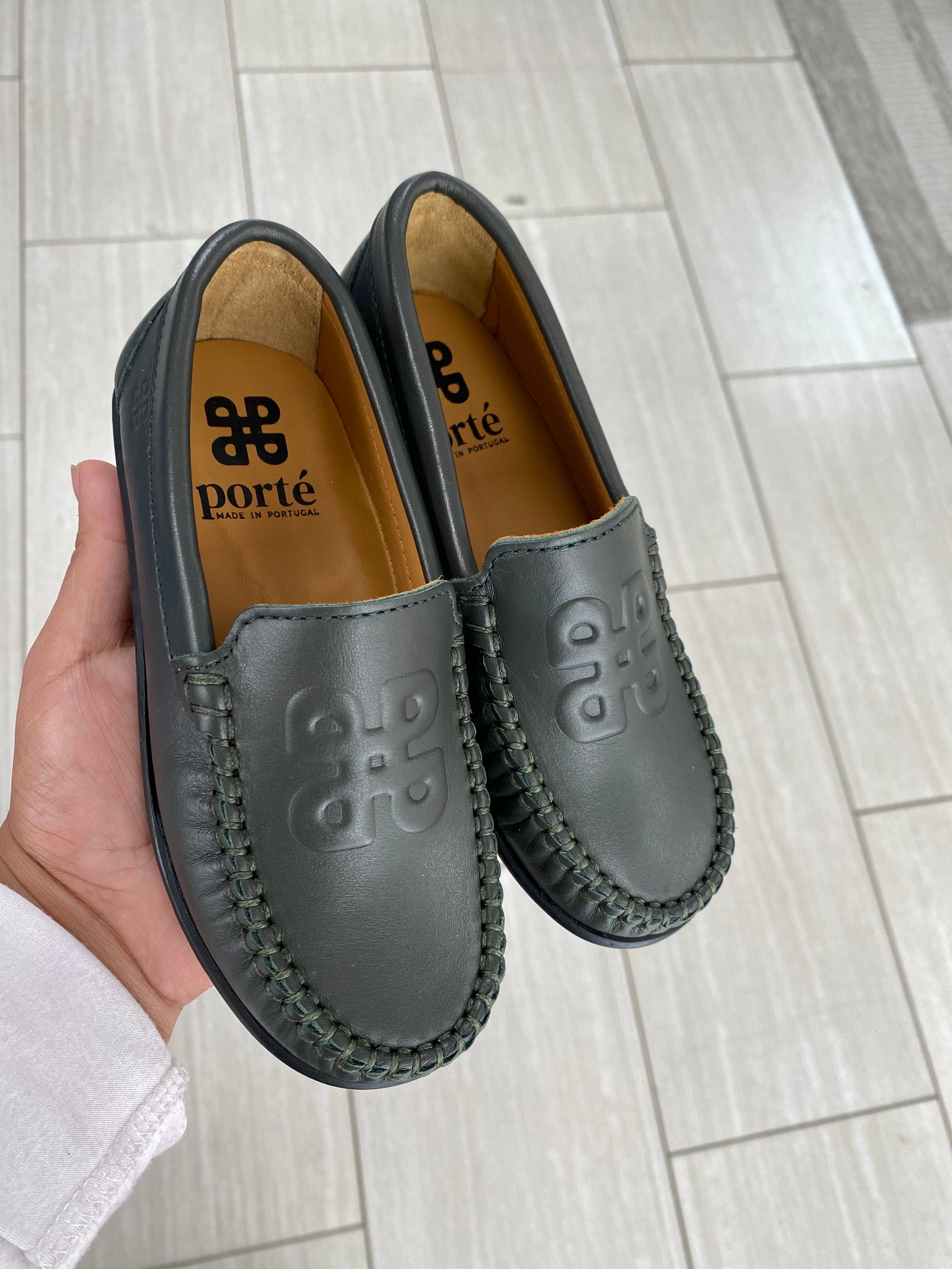 Porte Hunter Logo Loafer-Tassel Children Shoes