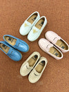 Porte Stone Taupe Punchout Loafer-Tassel Children Shoes