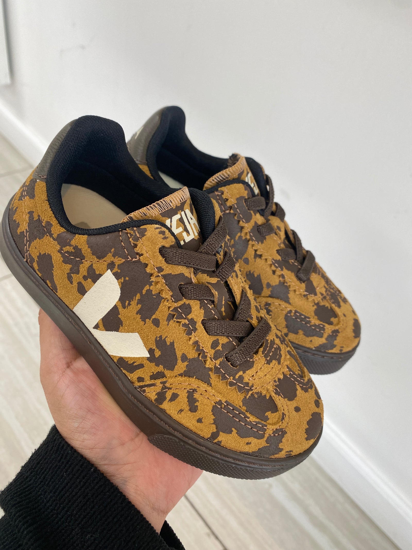 Veja Brown Wild Country Elastic Sneaker-Tassel Children Shoes