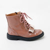Papanatas Rose Patent Bow Boot-Tassel Children Shoes