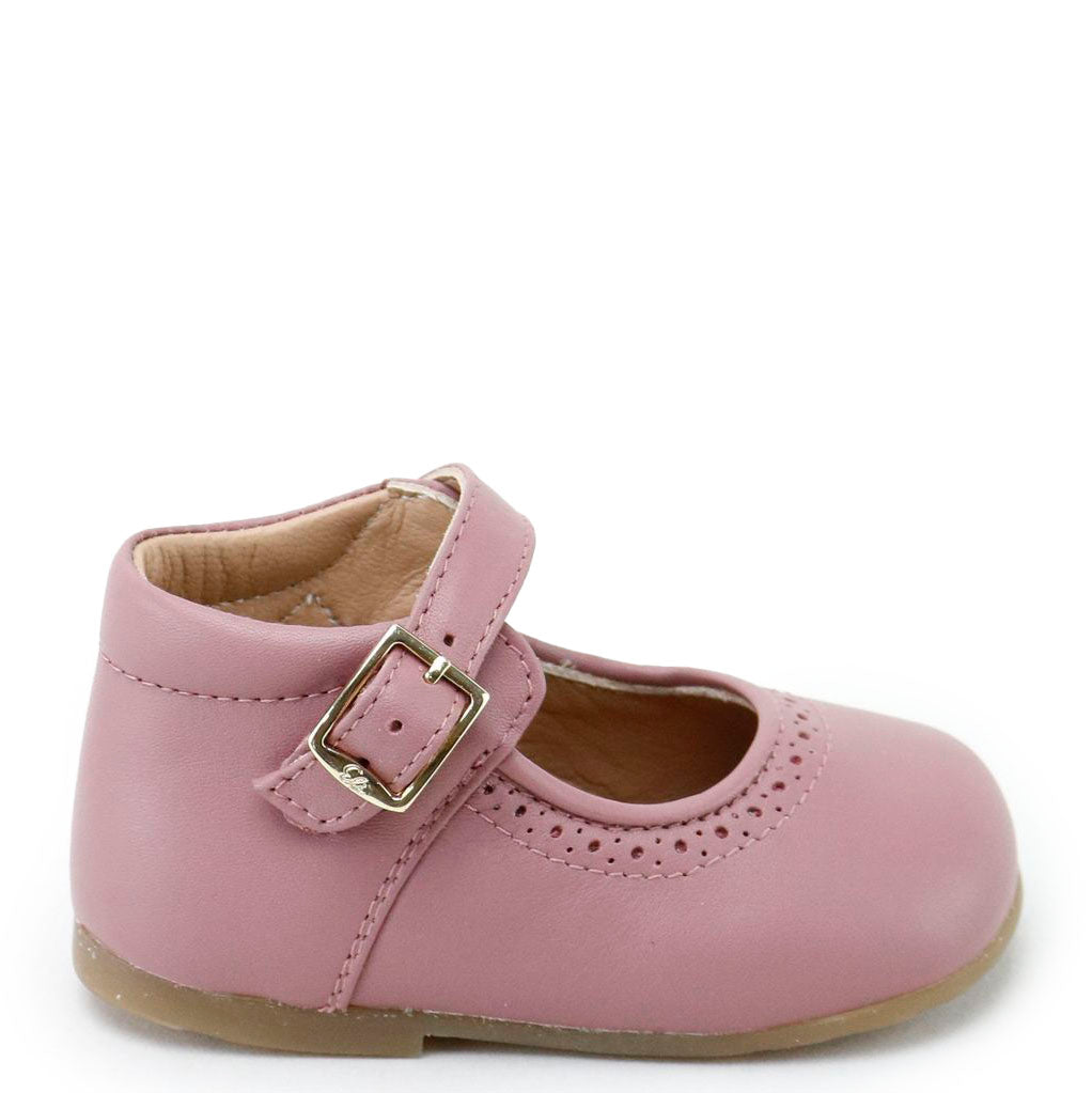 Papanatas Baby Pink Perforated Baby Shoe-Tassel Children Shoes