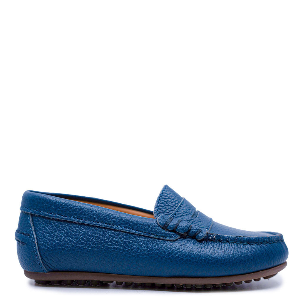 LMDI Royal Blue Penny Loafer-Tassel Children Shoes