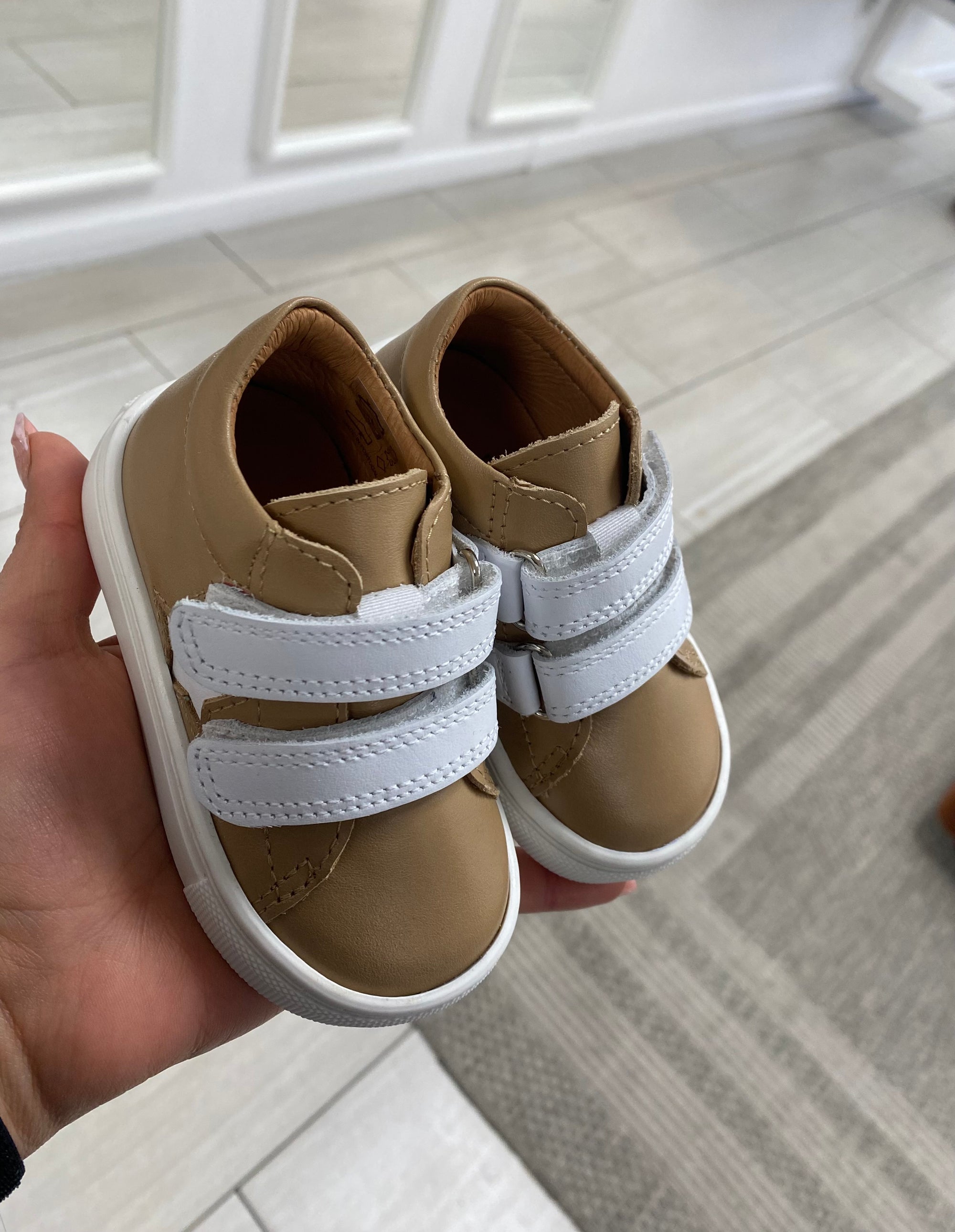 Atlanta Mocassin Camel Star Baby Sneaker-Tassel Children Shoes