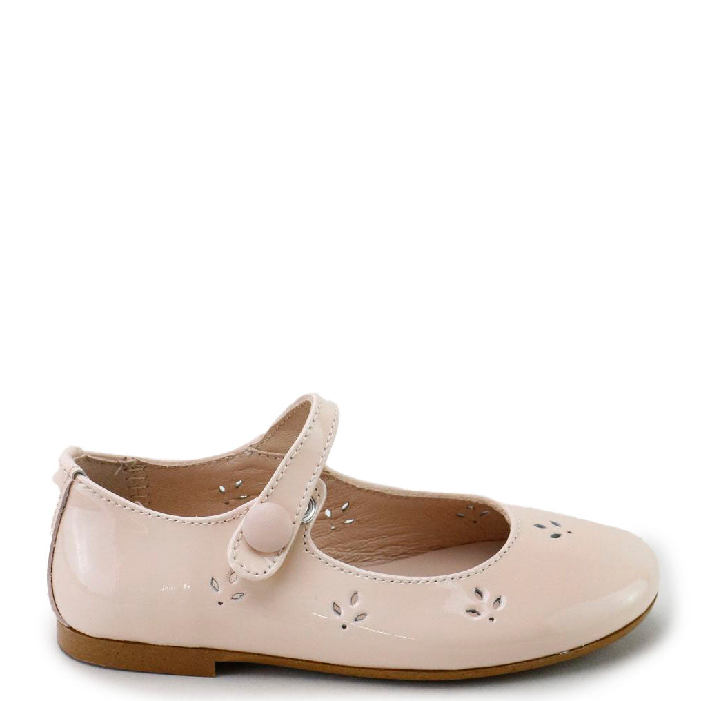 Papanatas Barbie Patent Perf Mary Jane-Tassel Children Shoes