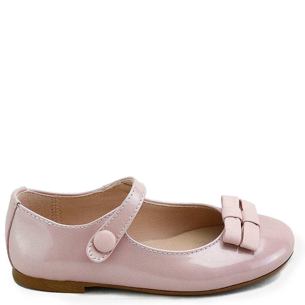 Papanatas Pearl Pink Bow Mary Jane-Tassel Children Shoes