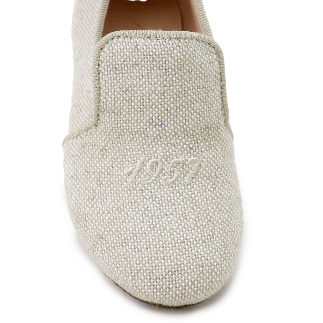 Papanatas Sand Embroidered Smoking Loafer-Tassel Children Shoes
