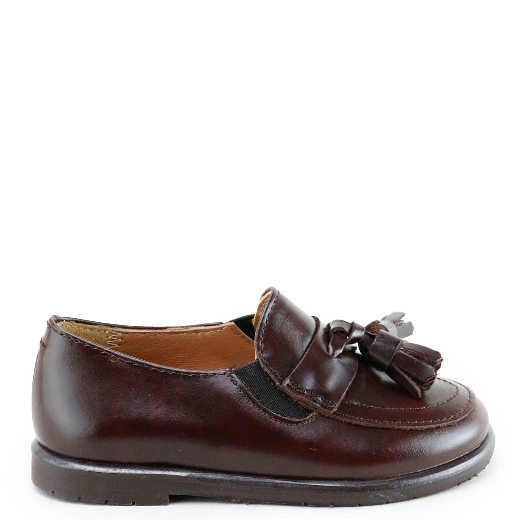 FERUCCI Brown Suede Slippers Loafers With Big Brown Tassel Flats Prom Wedding FERUCCI Brown Suede Slippers Loafers With Big Brown Tassel Flats Prom Wedding