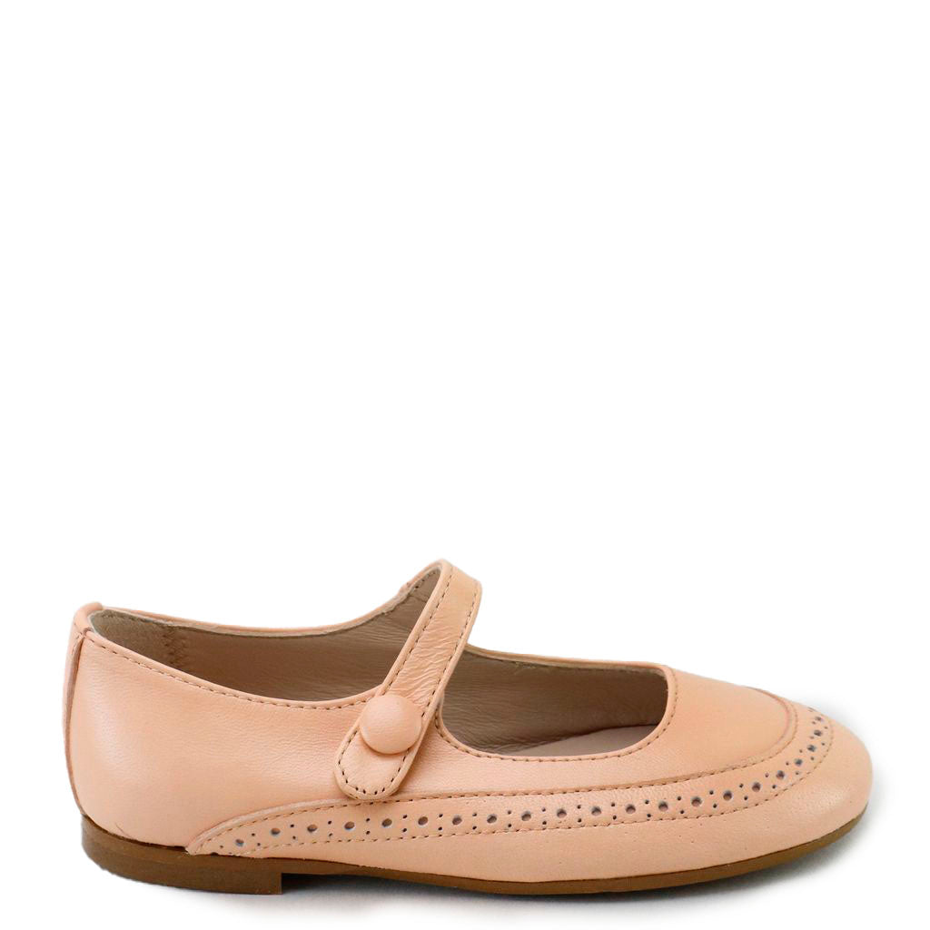 Papanatas Apricot Mary Jane-Tassel Children Shoes