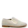 LMDI Beige Herringbone Smoking Loafer-Tassel Children Shoes