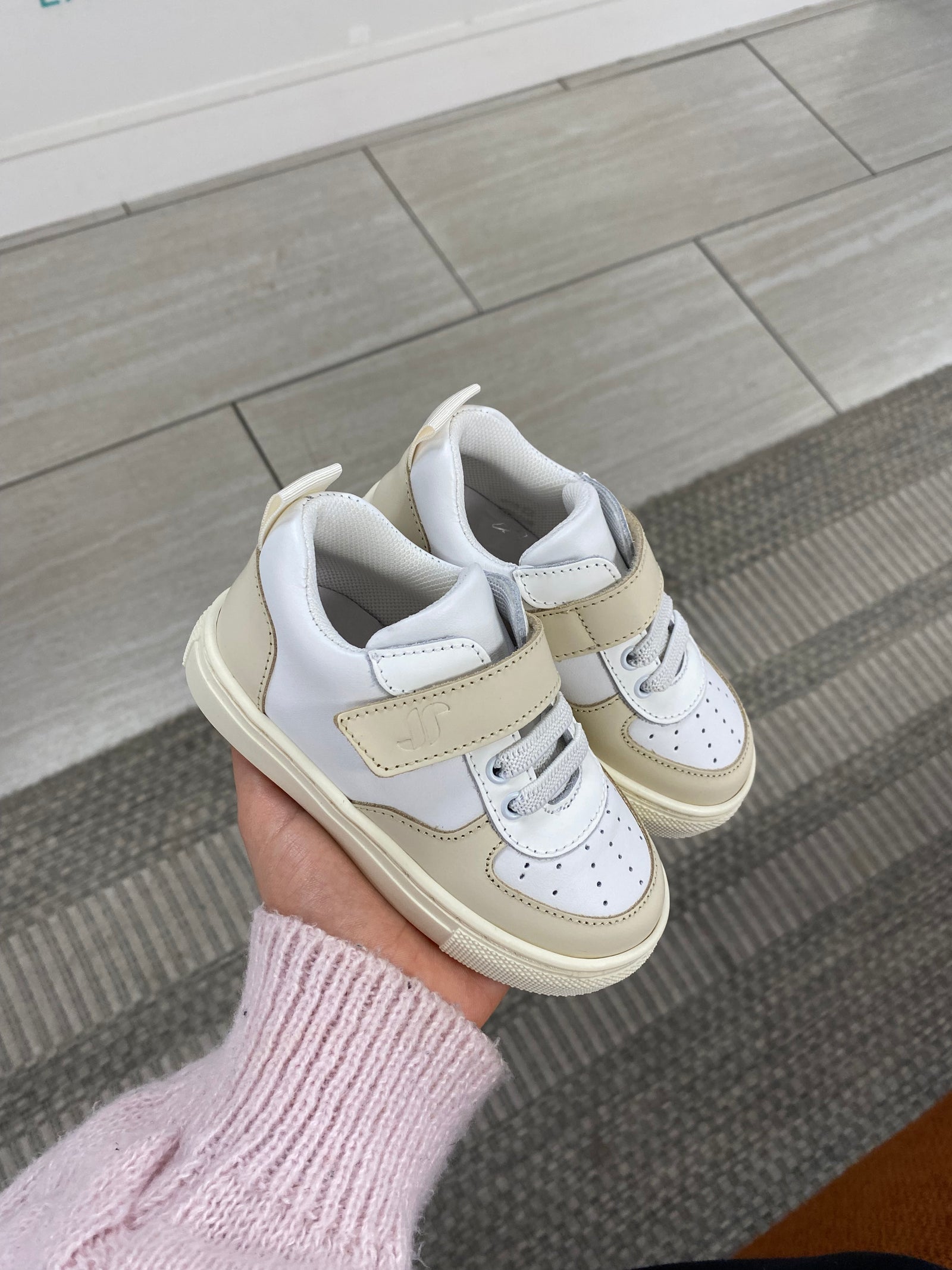 Jacadi White Sand Baby Sneaker-Tassel Children Shoes