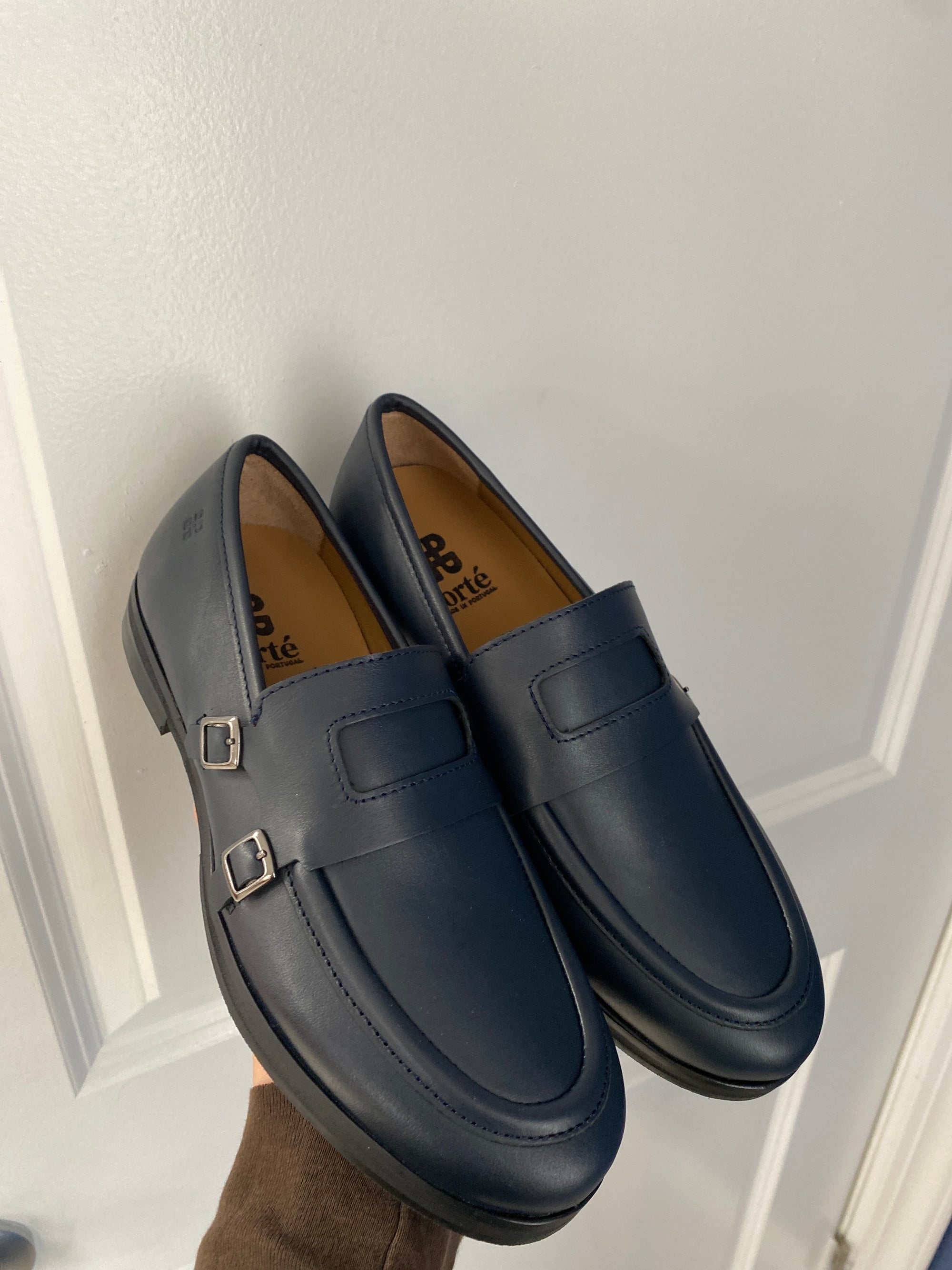Porte Navy Monk Dress Loafer-Tassel Children Shoes