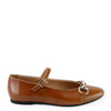 Papanatas Luggage Leather Buckle Pointed Mary Jane-Tassel Children Shoes