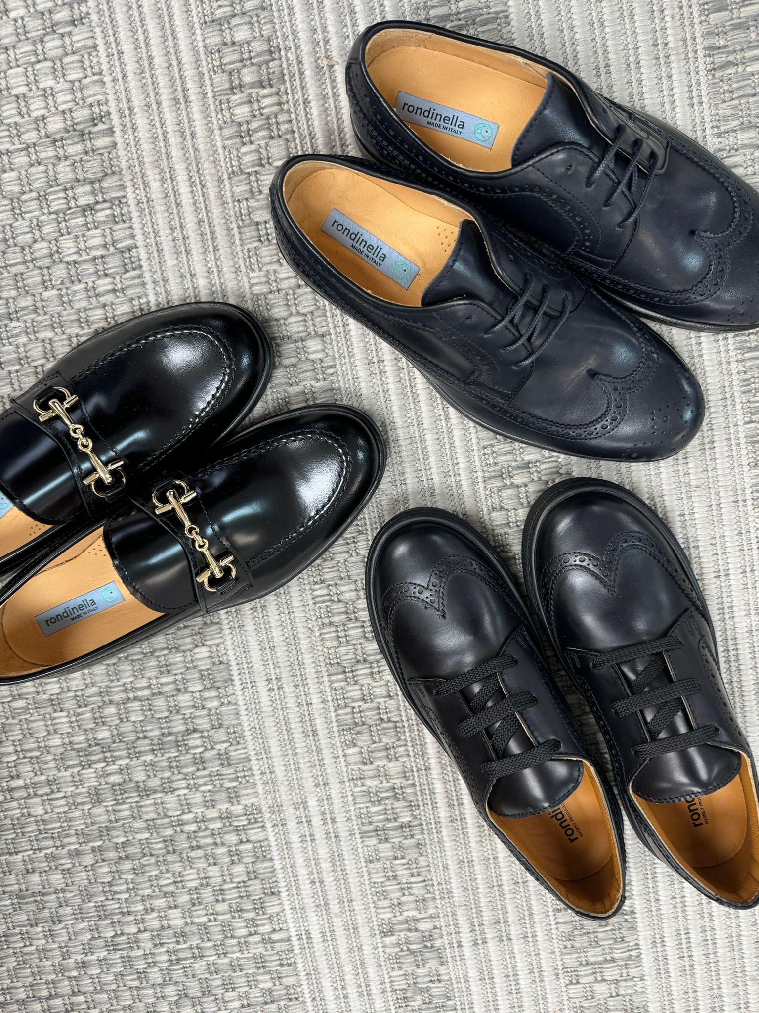 Rondinella Black Florentic Buckle Dress Shoe 38 Rondinella Black Florentic Buckle Dress Shoe 38