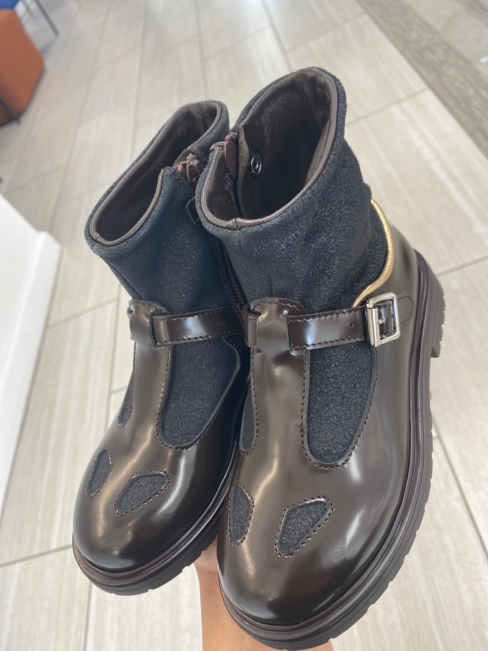 Rondinella Mary Jane Sock Bootie-Tassel Children Shoes