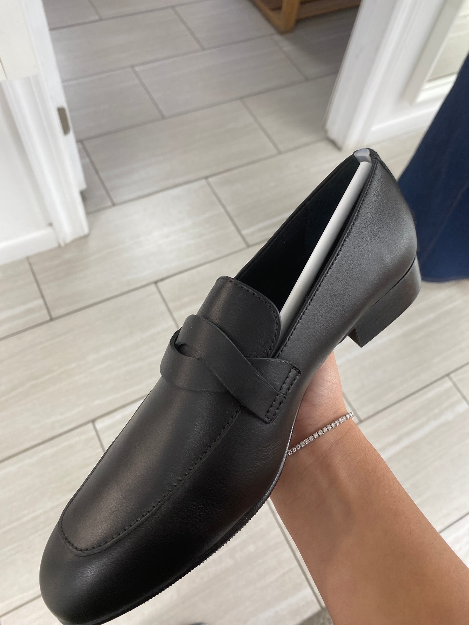 Beberlis Black Leather Twist Dress Shoe-Tassel Children Shoes