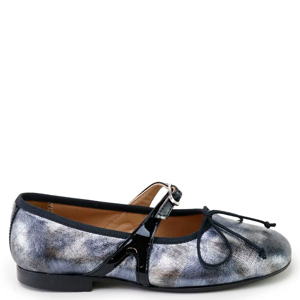 Papanatas Alpine Metallic Buckle Mary Jane-Tassel Children Shoes