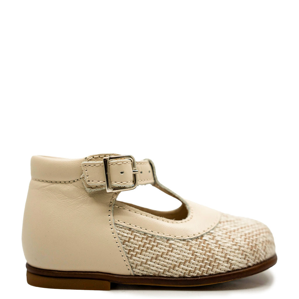 Beberlis Sand Linen Baby Shoe-Tassel Children Shoes