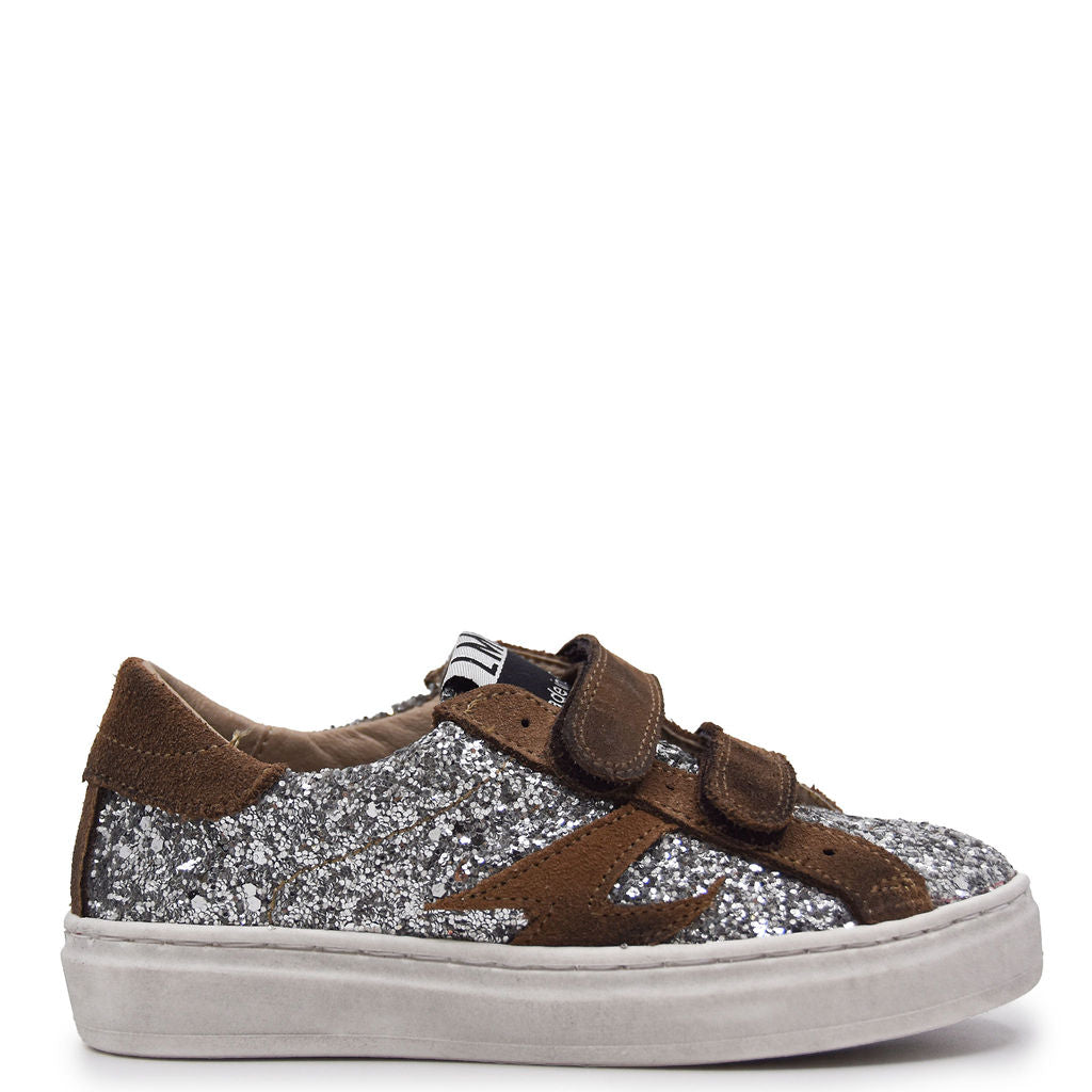 LMDI Glitter Velcro Sneaker-Tassel Children Shoes