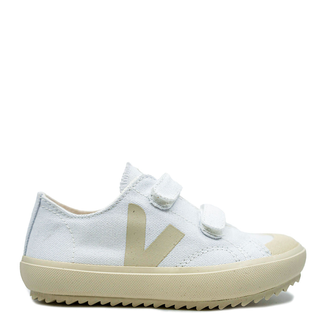 Veja White Pierre Ollie Sneaker-Tassel Children Shoes