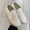 LMDI Beige Herringbone Smoking Loafer-Tassel Children Shoes