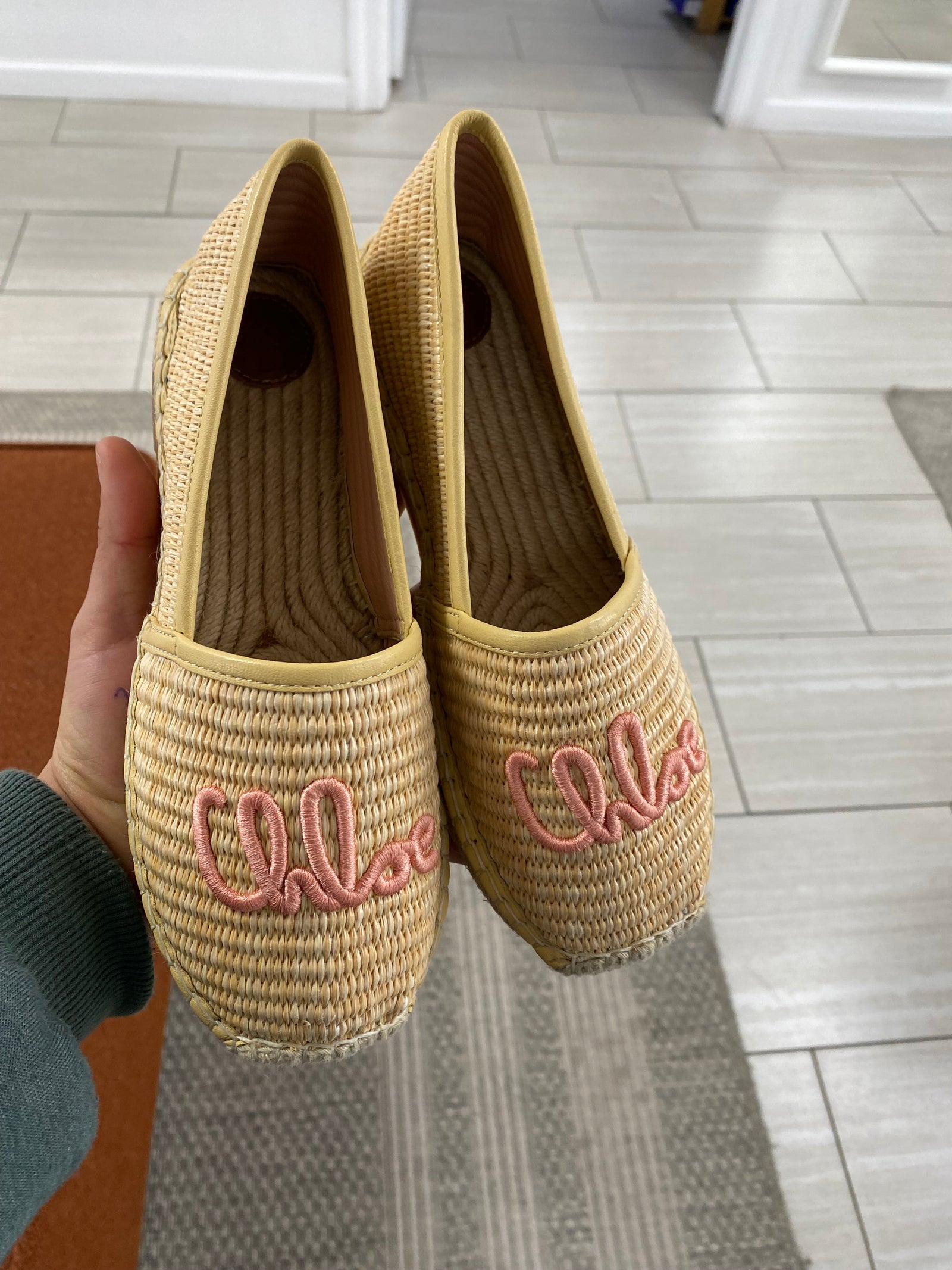 Chloe Apricot Espedrille-Tassel Children Shoes