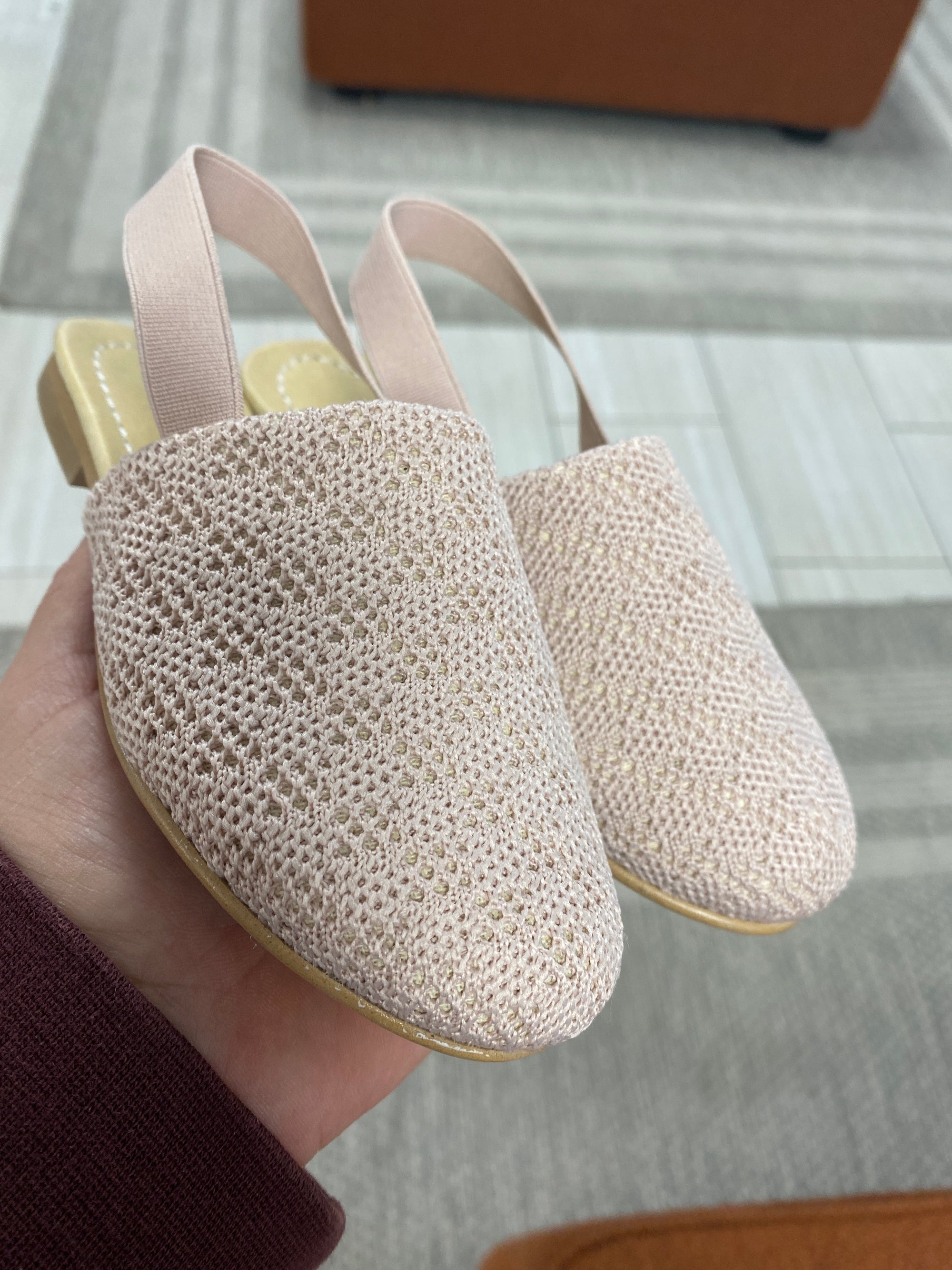 Spain+Co Rosa Knit Slingback-Tassel Children Shoes